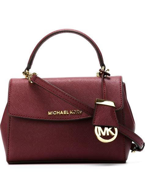 small michael kors red bag|Michael Kors red crossbody bag.